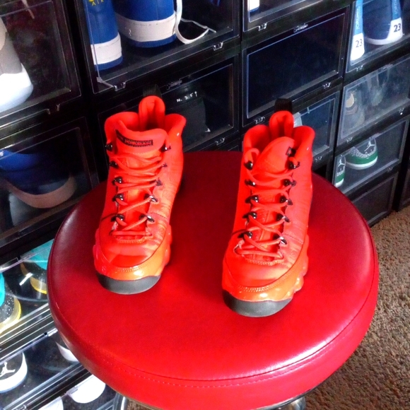 Nike Other - Excellent Used Condition Jordan IX 9 GS Retro Chile Red by Nike size 3.5 Y